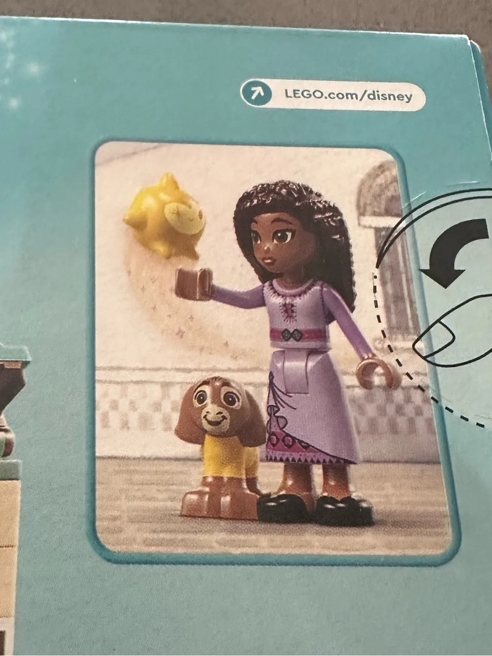 LEGO Disney Wish 43223 Asha in the City of Rosas Building Set 154 Pieces NIB